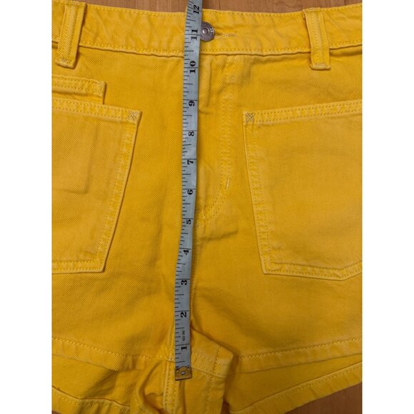Free People We The Free Bettie Sailor Shorts NWT 29 Yellow Gold $68 - Picture 7 of 14